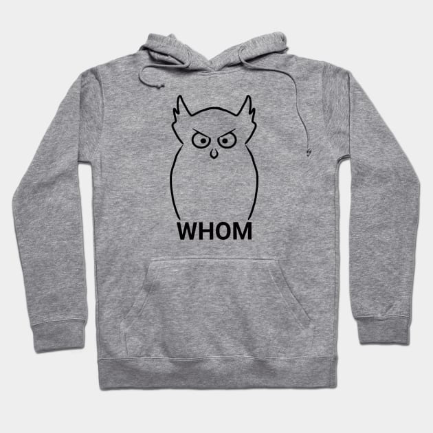 Grammar Owl Hoodie by MINNESOTAgirl